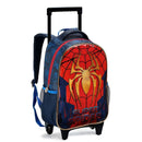 Kit Mochila de Carrinho Infantil Super Spider Aranha Homem Mala Bolsa Lancheira Térmica Escolar Masculino Seanite Megalomania