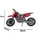 Brinquedo de Moto Rally Cross Azul Vermelho Verde e Laranja Infantil Motinha Masculino Menino Kendy Megalomania