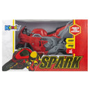 Brinquedo de Moto Spark Verde Vermelho Laranja Azul Masculino Infantil Kendy Megalomania