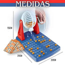 Brinquedo Bingo Family Club Jogos Tabuleiro Cartela Globo Bolinhas Diversão Familia Brinquemix Megalomania