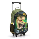 Kit Mochila de Carrinho Dinossauro T-Rex Infantil Mala Bolsa Estojo Simples Escolar Masculino Seanite Megalomania
