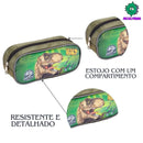 Kit Mochila de Carrinho Dinossauro T-Rex Infantil Mala Bolsa Estojo Simples Escolar Masculino Seanite Megalomania