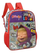 Mochila de Costas Escolar Infantil Feminina Masha e Urso - Luxcel