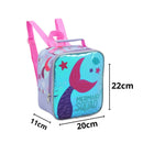 Kit Mochila de Carrinho Mala Bolsa Infantil Sereia Lancheira Térmica Meninas Feminino Seanite Megalomania