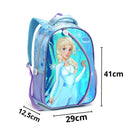 Kit Mochila de Costas Infantil Princesa do Gelo Frozen Mala Bolsa Lancheira Térmica Escolar Feminino Seanite Megalomania