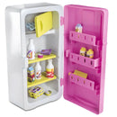 Brinquedo Geladeira Cristal Lux Comida Faz de Conta Congelador Diversão Infantil Meninas Lua de Cristal Megalomania