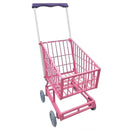 Brinquedo Carrinho de Supermercado Cor Rosa Brincadeira Faz de Conta Compras Infantil Meninas Fashion Lua de Cristal Megalomania