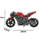 Brinquedo de Moto Vortex Sport Verde Vermelho Azul Laranja Masculino Infantil Kendy Megalomania