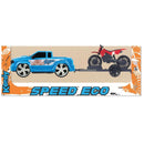 Brinquedo de Carrinho Speed Eco Carro Carretinha Moto de Trilha Infantil Menino Msculino Kendy Megalomania