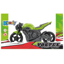 Brinquedo de Moto Vortex Sport Verde Vermelho Azul Laranja Masculino Infantil Kendy Megalomania
