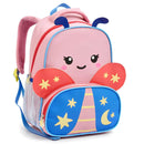 Kit Mochila de Carrinho de Costas Borboleta Infantil Lancheira Térmica Escolar Feminino Seanite Megalomania