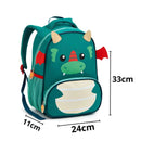 Kit Mochila de Costas Dragão Infantil Lancheira Térmica Escolar Masculino Seanite Megalomania