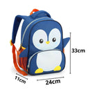 Kit Mochila de Costas Pinguim Infantil Lancheira Térmica Bolsa Escolar Seanite Megalomania