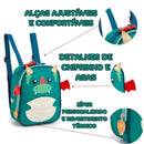 Kit Mochila de Costas Dragão Infantil Lancheira Térmica Escolar Masculino Seanite Megalomania