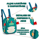 Kit Mochila de Carrinho Dragão Lancheira Térmica Escolar Masculino Verde Seanite Megalomania