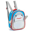 Kit Mochila de Costas de Carrinho Tubarão Lancheira Térmica Escolar Masculino Seanite Megalomania