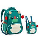 Kit Mochila de Costas Dragão Infantil Lancheira Térmica Escolar Masculino Seanite Megalomania