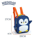 Kit Mochila de Carrinho Pinguim Lancheira Térmica Escolar Masculino Azul Seanite Megalomania