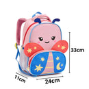 Kit Mochila de Carrinho de Costas Borboleta Infantil Lancheira Térmica Escolar Feminino Seanite Megalomania