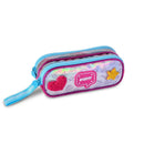 Kit Mochila de Carrinho Holográfica Mala Bolsa Lancheira Térmica Duas Alças Estojo Duplo Juvenil Meninas Escolar Clio Megalomania