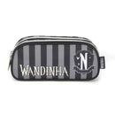 Estojo Preto Wandinha Família Addams Escolar Juvenil Feminino Netflix - Megalonania