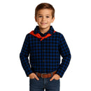 Camisa Xadrez Flanelada Infantil Juvenil Manga Longa Fantasia Flanela Festa Junina Caipira São João