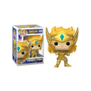 Boneco Funko Pop SAINT SEIYA GOLD AQUARIUS HYOGA 1425 Cavaleiros do Zodíaco Brinquedo Coleção Presente Colecionável Megalomania