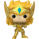 Boneco Funko Pop SAINT SEIYA GOLD AQUARIUS HYOGA 1425 Cavaleiros do Zodíaco Brinquedo Coleção Presente Colecionável Megalomania