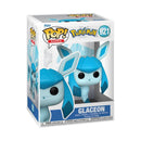 Boneco Funko POP! POKEMON S7 GLACEON 921 Brinquedo Pokémon Evolução Eevee Gelo Coleção Presente Colecionável Megalomania