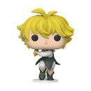 Boneco Funko Pop OS SETE PECADOS CAPITAIS MELIODAS 1340 Nanatsu No Taizai Brinquedo Presente Coleção Anime Toei Escanor Megalomania