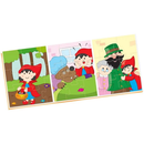 Jogo Quebra Cabeça Infantil Chapeuzinho Vermelho Brinquedo Nig Megalomania