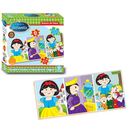 Jogo Quebra Cabeça Branca de Neve 21PÇS Infantil Brinquedo Nig Megalomania