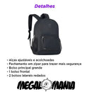 Mochila de Costas Escolar Juvenil com Bolso Frontal Oficial - Clio Megalomania