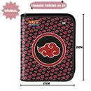 Caderno Universitário Argolado Naruto A4 48 Folhas Escolar 10 Divisórias Ninja Estudo Juvenil Aulas Ponto Criativo